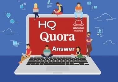 20 HQ quora answer for your website ranking