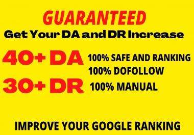 Manually Create 250+DOFOLLOW High PR 1-PR 7+ or DA-40+Highly Authorized Google Dominating Backlinks