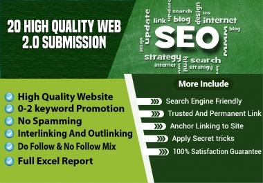 Rank On Google 1st Page With High DA-PA Web2.0 Backlinks