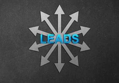 I will do 100 lead generation,  your targeted email list,  targeted lead collection