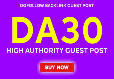 Guest Posting On DA 50 Blog Site