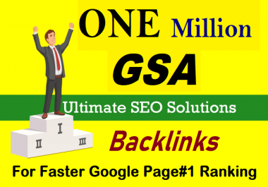Website And Youtube Ranking Backlinks Blast by 1 million backlinks