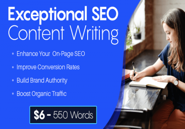 Exceptional SEO Content Writing - 300 Words