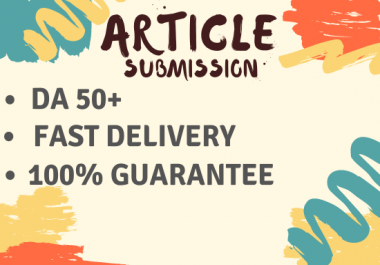 40 Article Submission in very affordable price