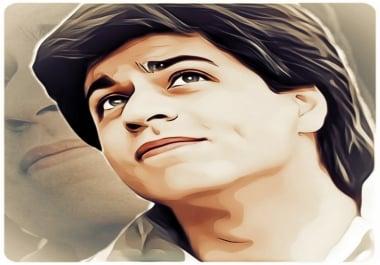 I will make comic style Pop art Portrait