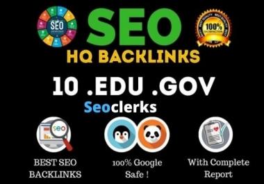 EDU/GOV Safe SEO High Authority Manual Backlinks