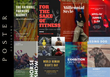 Design Amazing Flyer,  Poster,  Postcard for you