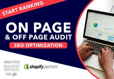 I will audit website and create a detailed SEO report with strategy