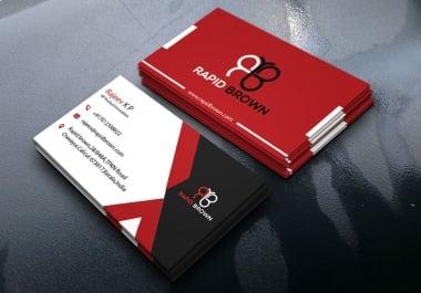 i will create creative business card design.