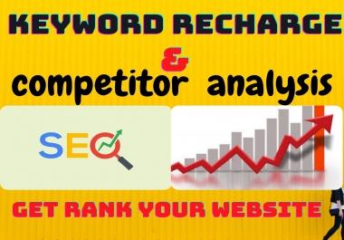 High quality SEO organic keyword research & competitor analysis