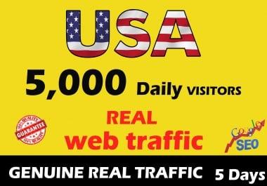 will send 100,000 genuine USA web traffic