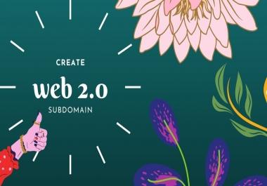 Create High Quality Web 2.0 Blog with Pbn Backlinks