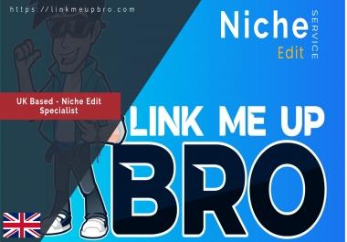 Curated Links / Niche Edits - Our Backlinks Rock