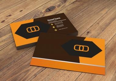 I will make trendy business card for you