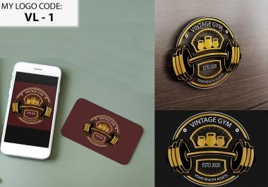 I will do vintage,  retro,  badge or business logo design for you