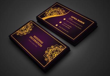 I'll Design YOU 1 Unique Modern Luxury Business Card for you