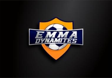 I will do football logo design in 12hr