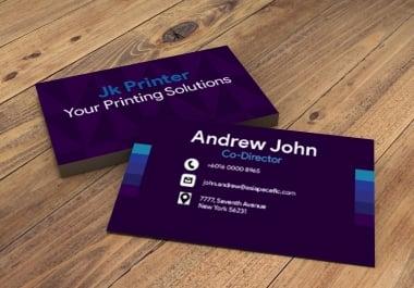 unique creative minimalist business card
