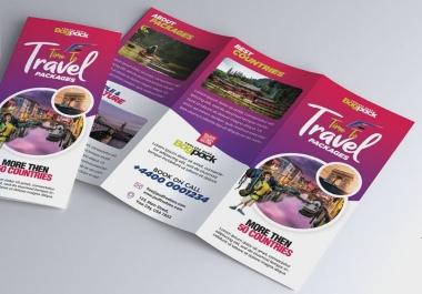 Creating professional Brochures,  Posters,  Flyers,  infographics,  menus,  banners