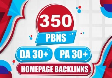 I will make 350 manual homepage dofollow SEO backlinks