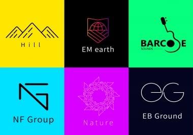 I will professionally design modern minimalist logo