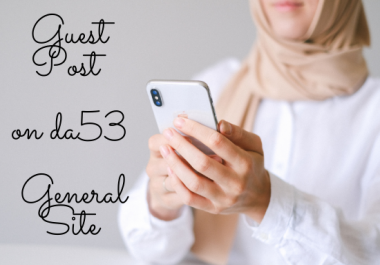 I will do guest post on my high PA DA general site