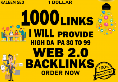 I will build 300 web 2.0 backlinks for you