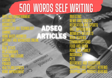 500wrd article positive ratings and years of experience