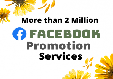 Facebook Advertising For Any Business. And Promote Globally. More than 2 millions targeted people.