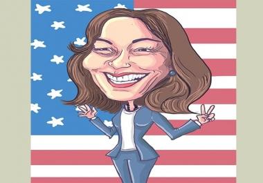 I'll draw you as cartoon avatar