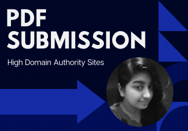 I will manually submit article or pdf to top document submission sites