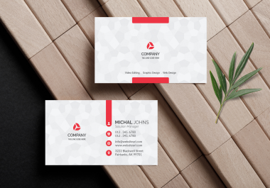 I will design a eye catching business card