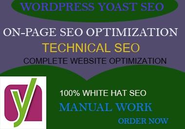 I will optimize wordpress websites using yoast with schema markup