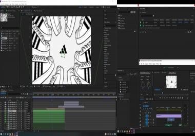 Animate your logo of your brand and make it on an add