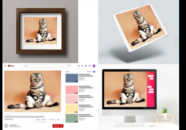 I will design stunning 3D mockups