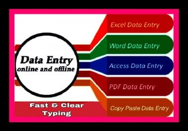 Fast and Clear Data Entry Service.