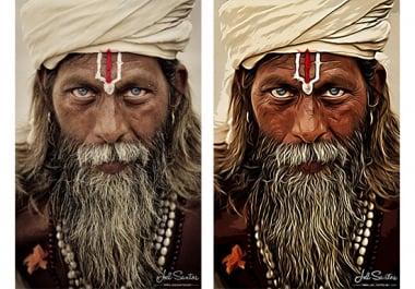 I will cartoon or oil paint your photos