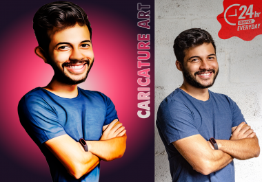 I will converting your photo to caricature art