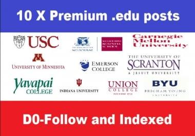 edu guest post publish on 10 universities sites blog
