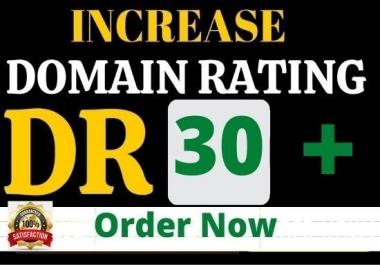 I will increase ahrefs domain rating increase upto dr 30