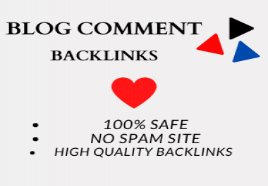 create 50 manual blog comment on high da and dofollow backlinks