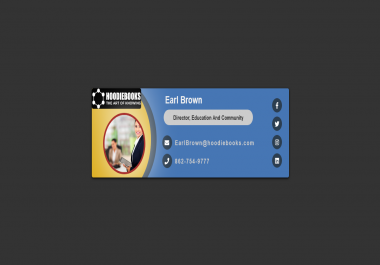 I will design a clickable and responsive html email signature for Gmail or outlook