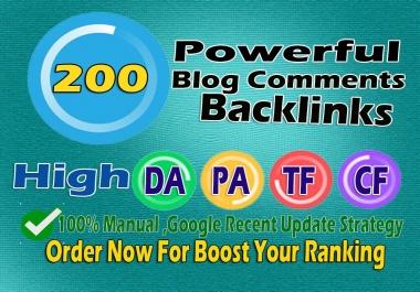 Create 200 Dofollow Comment Backlinks & Send to Indexer