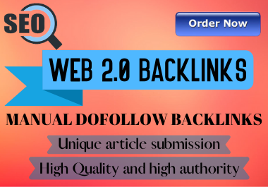 I will create 30 Web 2.0 backlinks on high authority websites