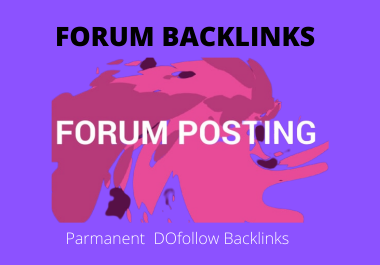 I will do 35 high quality forum post