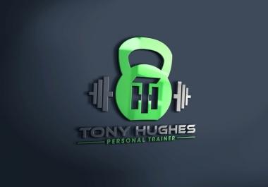 I will design sports,  health,  gym and fitness logo