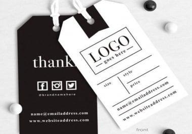 i made the business tags and labels