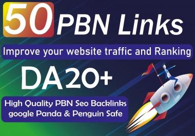 create 50 quality dofollow pbn that will boost your site ranking