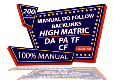 I will create 200 dofollow blog comment backlinks