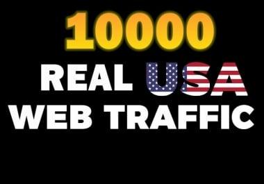 Get Real & Unique 10000+ Human USA Website Traffic